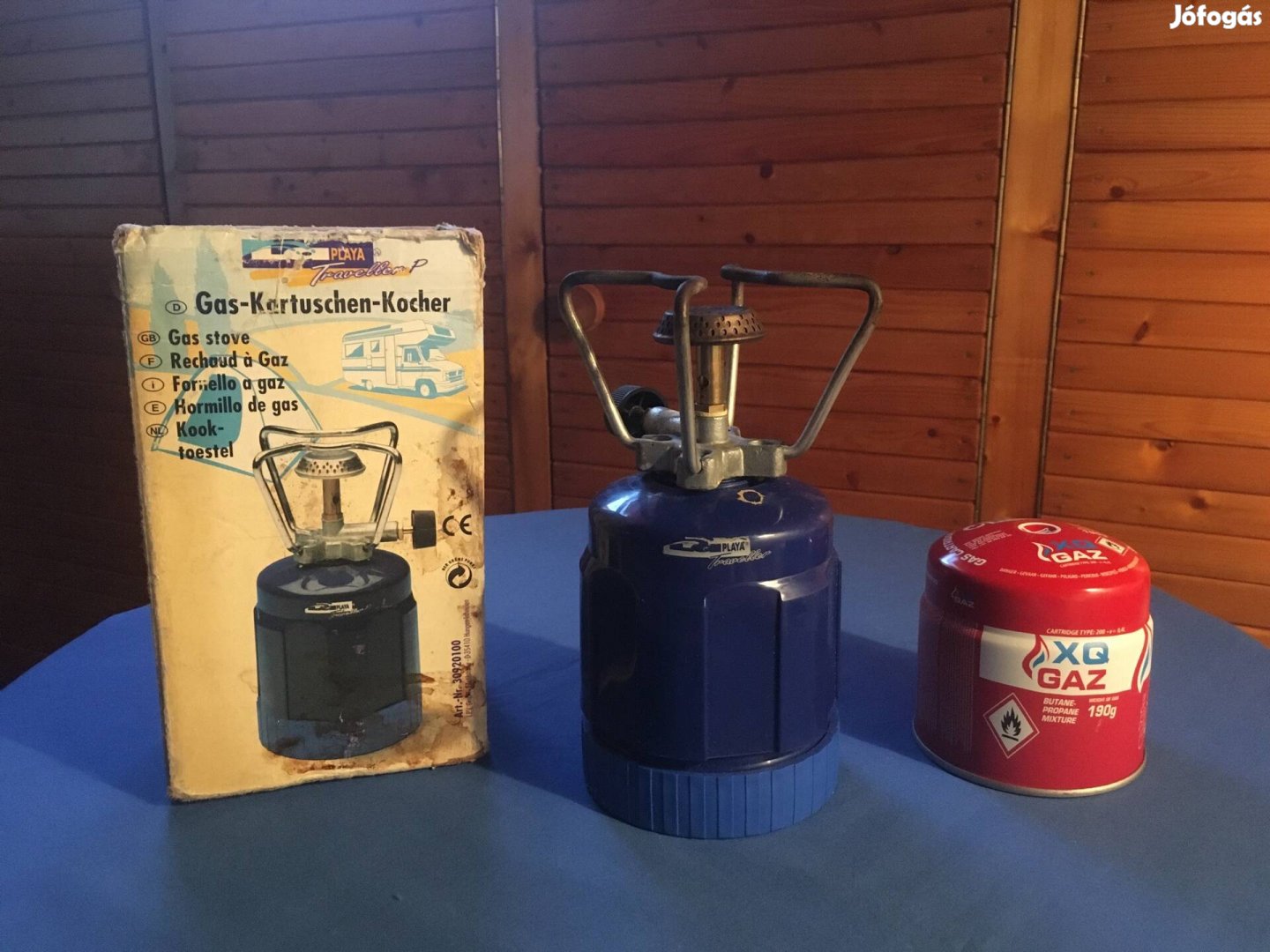 Laplaya kempingfőző 7 db 400 ml-es gázpakackkal
