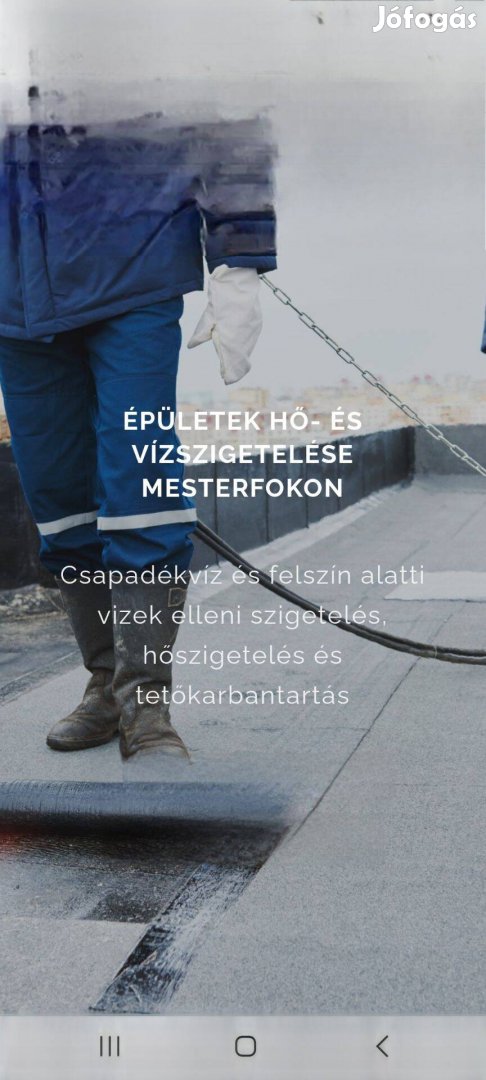Lapostető szigetelés