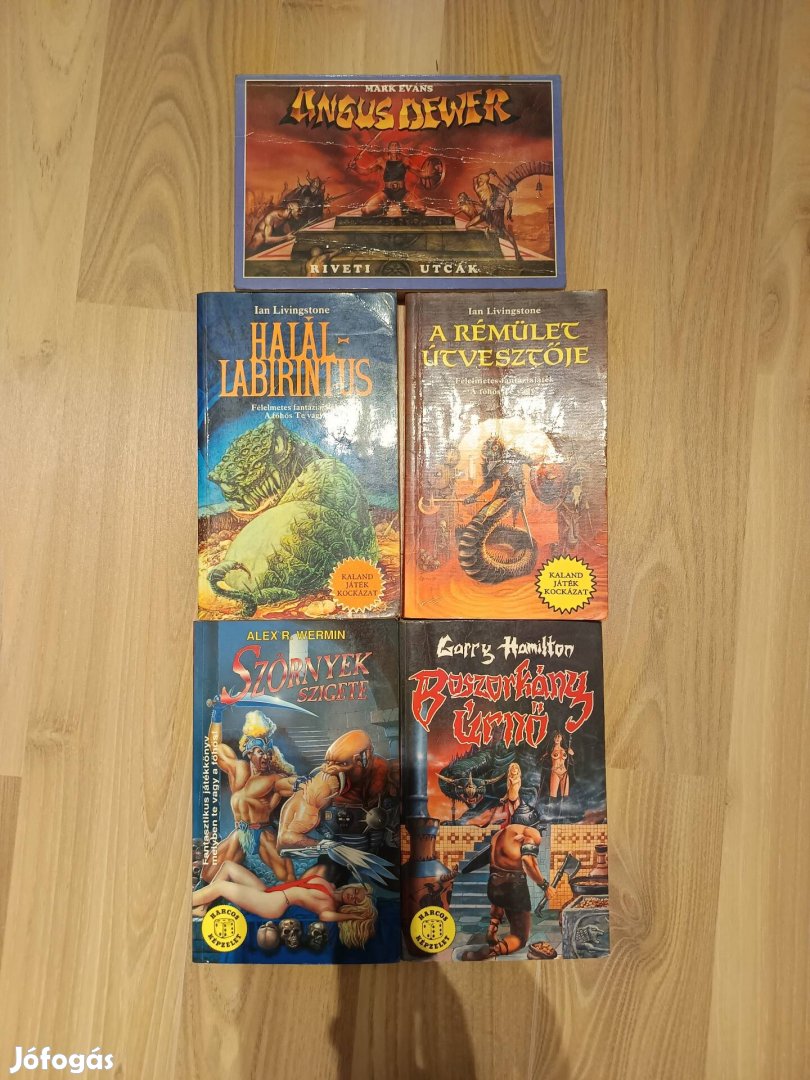 Lapozgatós fantasy szerepjáték könyvek