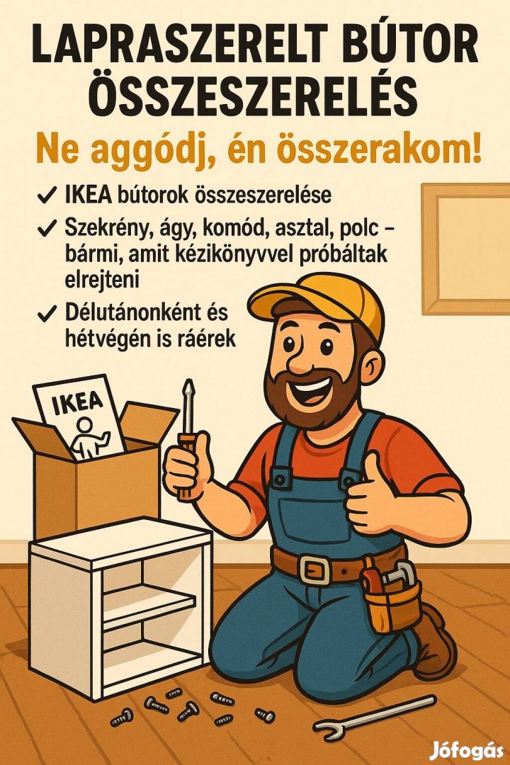 Lapraszerelt bútor összeszerelés