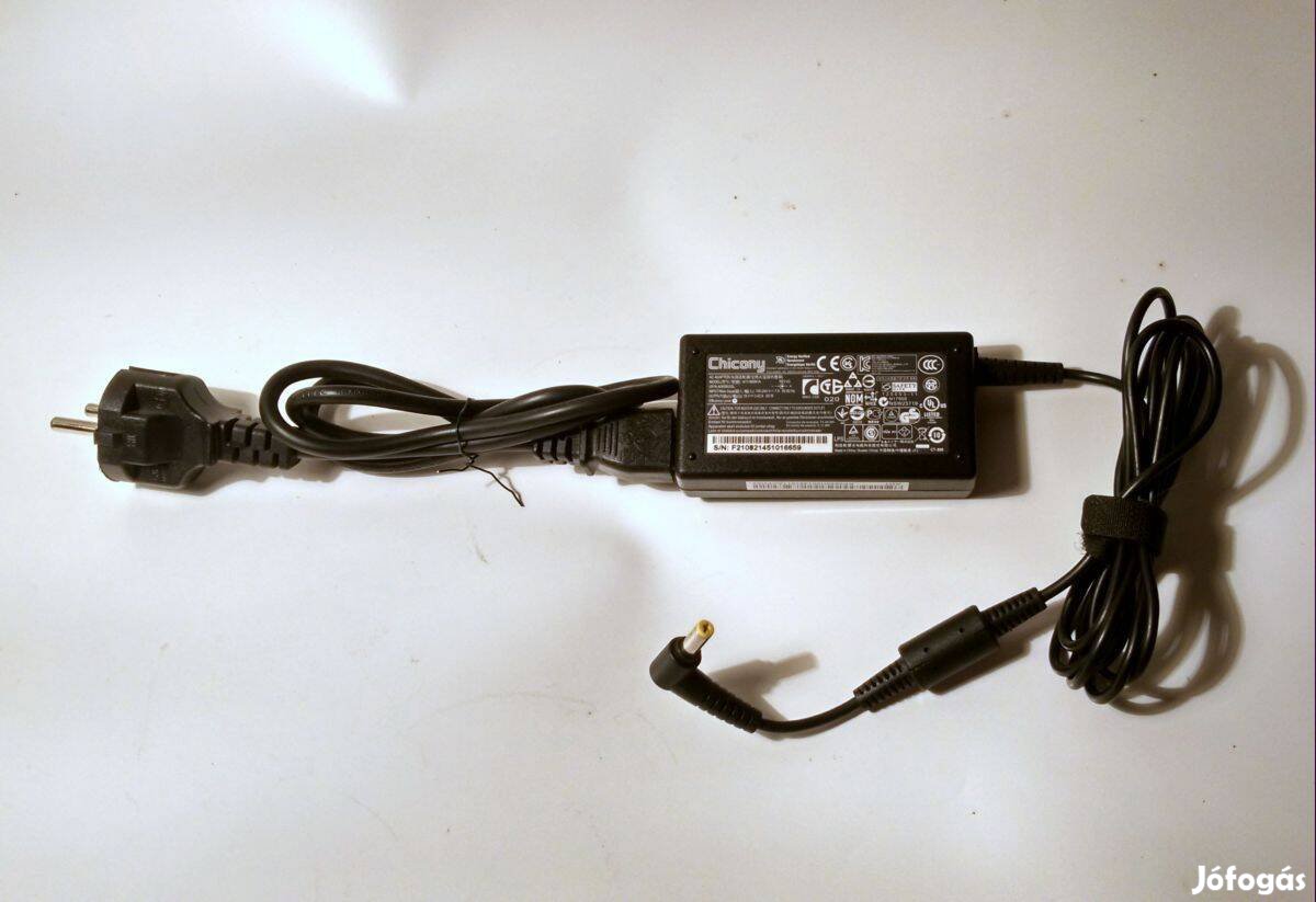 Laptop Táp Chicony (Ver.1) 19V 3.42A 65W (A11065N1A) 2011 (tesztelve)