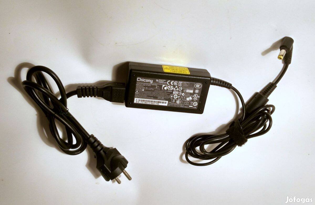 Laptop Táp Chicony (Ver.2) 19V 3.42A 65W (A11065N1A) tesztelve