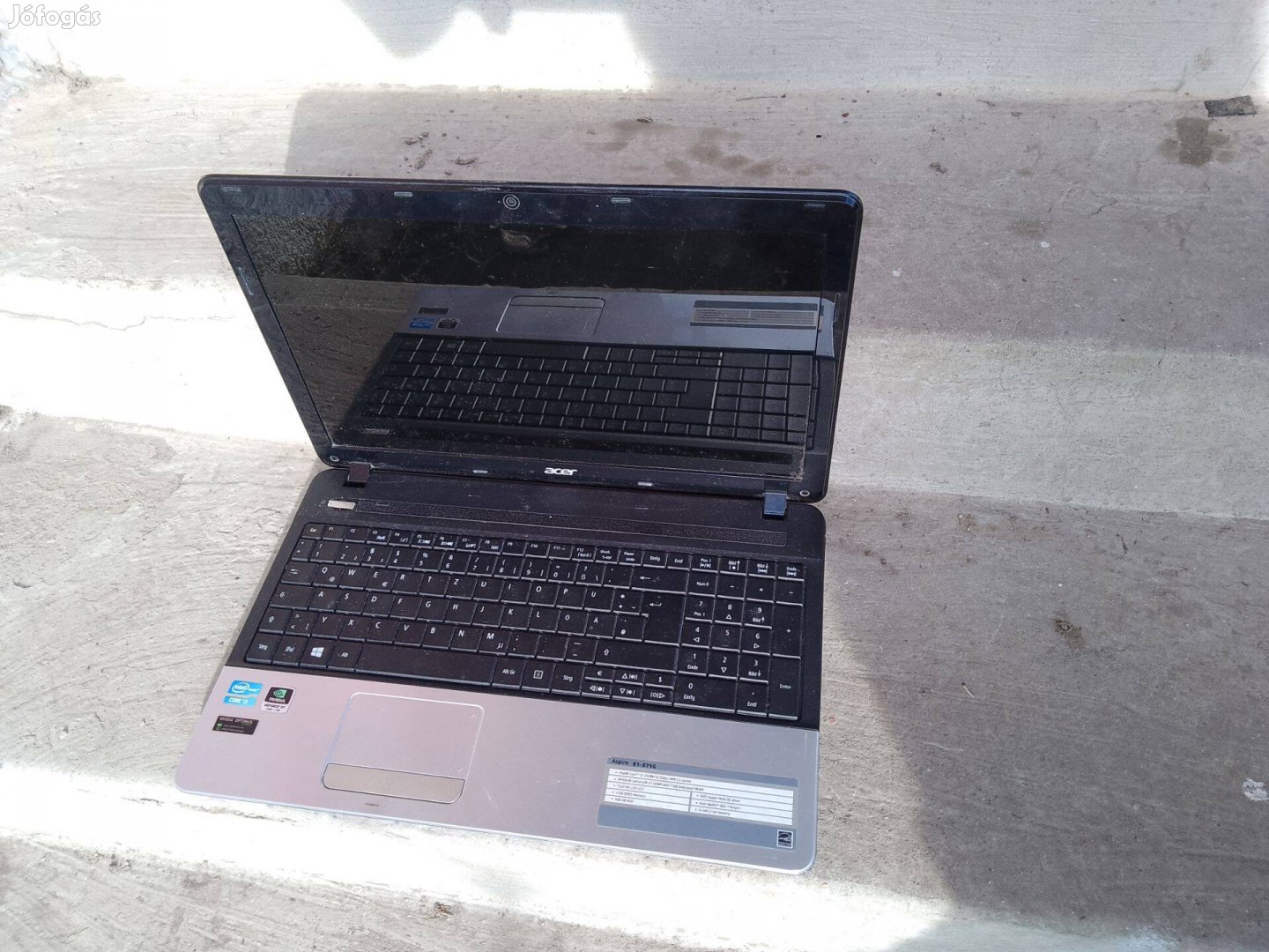 Laptop "Acer" új típusú eladó