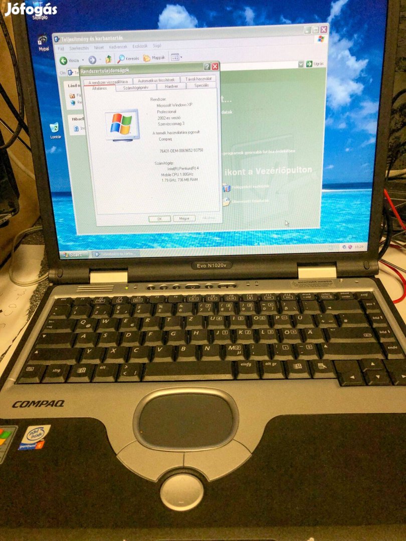 Laptop, notebook Pentium4 1.8 ghz