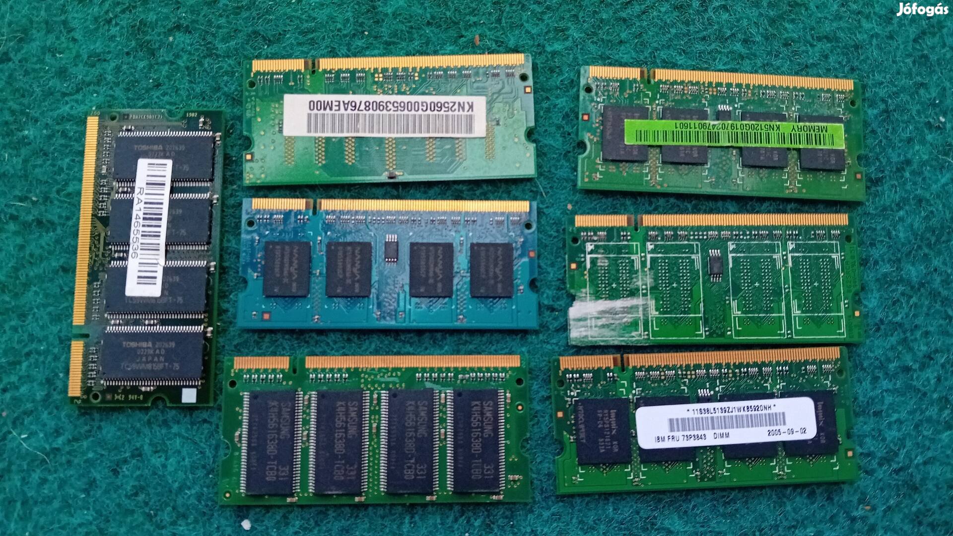 Laptop alkatrészek DDR2 memóriák egyben