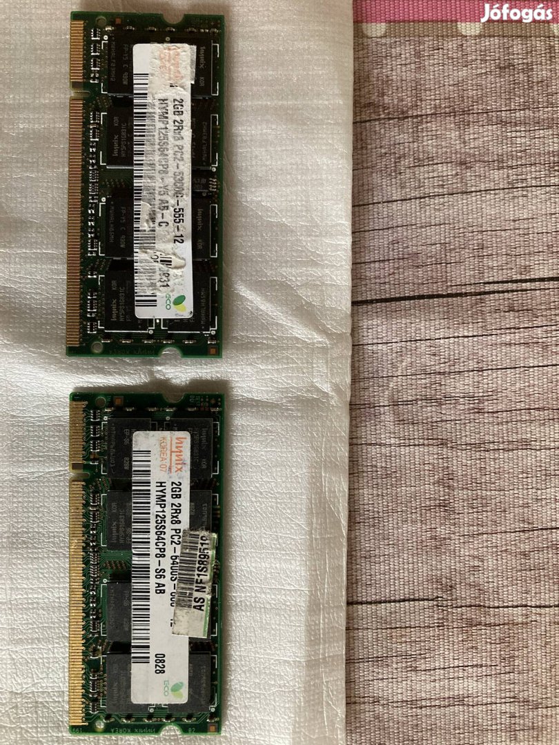 Laptop ddr2 ram 4gb(2x2gb) eladó 