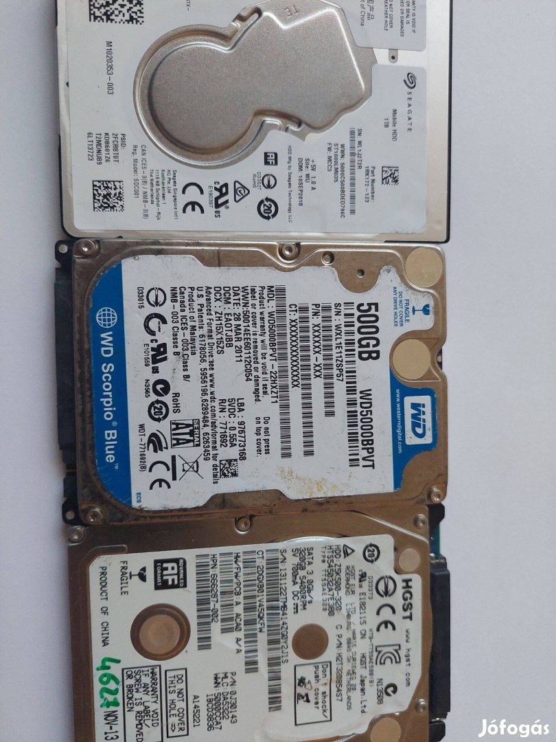 Laptop hdd, hibás