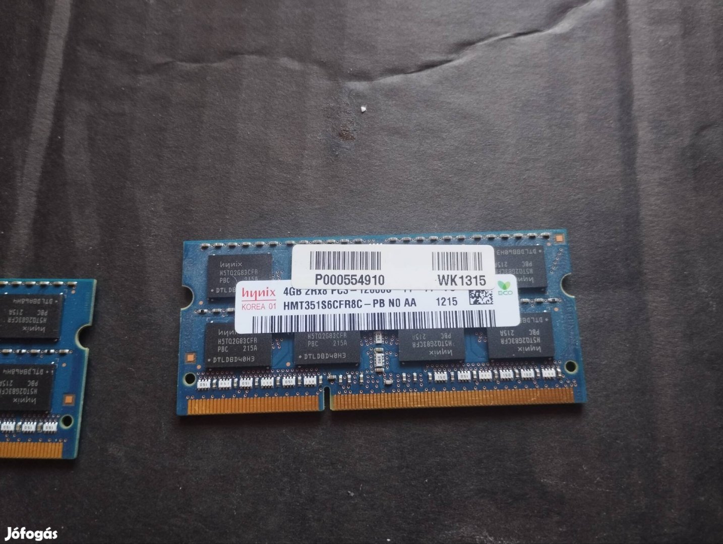 Laptop memória, ram, ddr 2