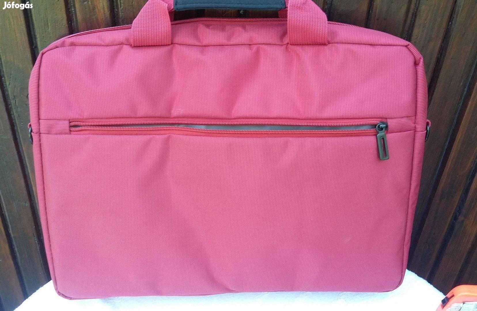 Laptop táska, piros, teljesen új