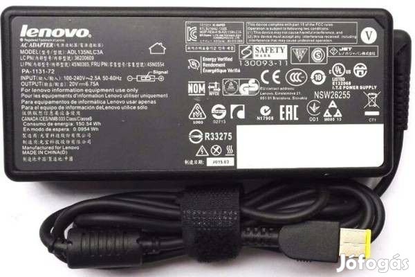 Laptop töltő Lenovo 135W slim tip