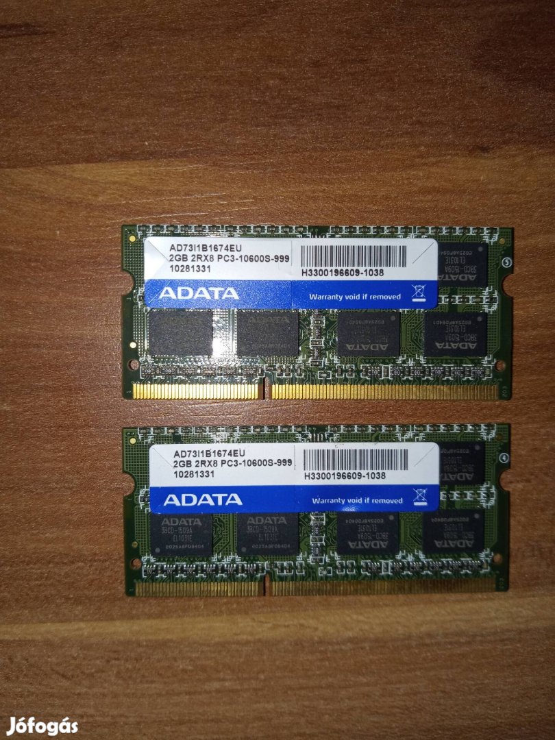 Laptopba Adata DDR3 2x2GB 1333MHZ