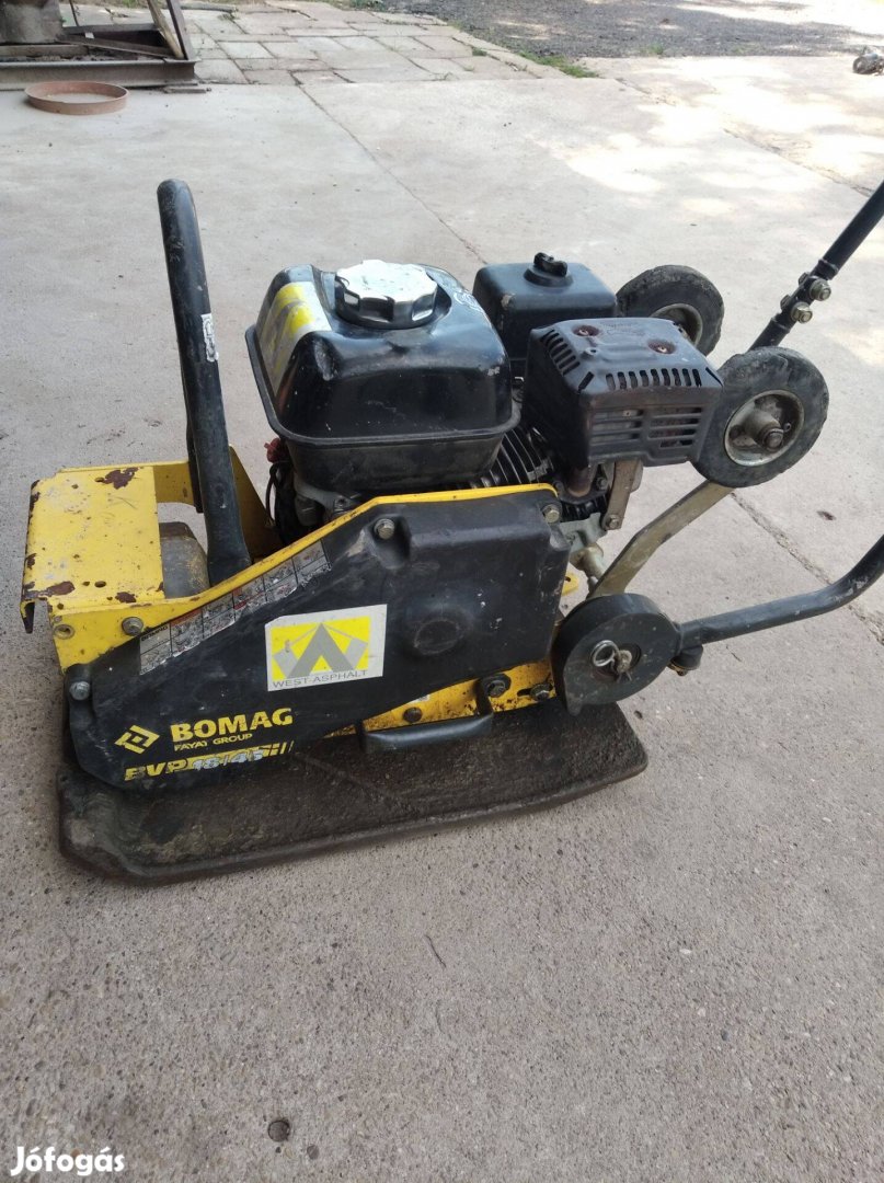 Lapvibrátor talajtömörítő Bomag Bvp 18/45 Honda motoros Eladó!