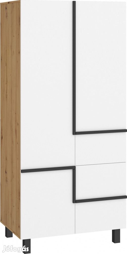 Lar-371 polcos ruhásszekrény