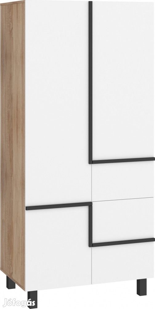 Lar-373 polcos ruhásszekrény