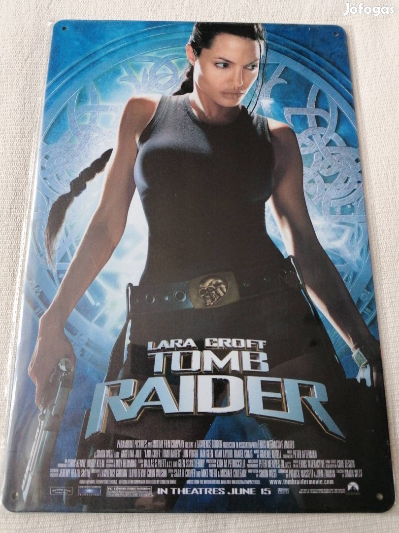 Lara Croft Tomb Raider fémplakát 20 *30 cm