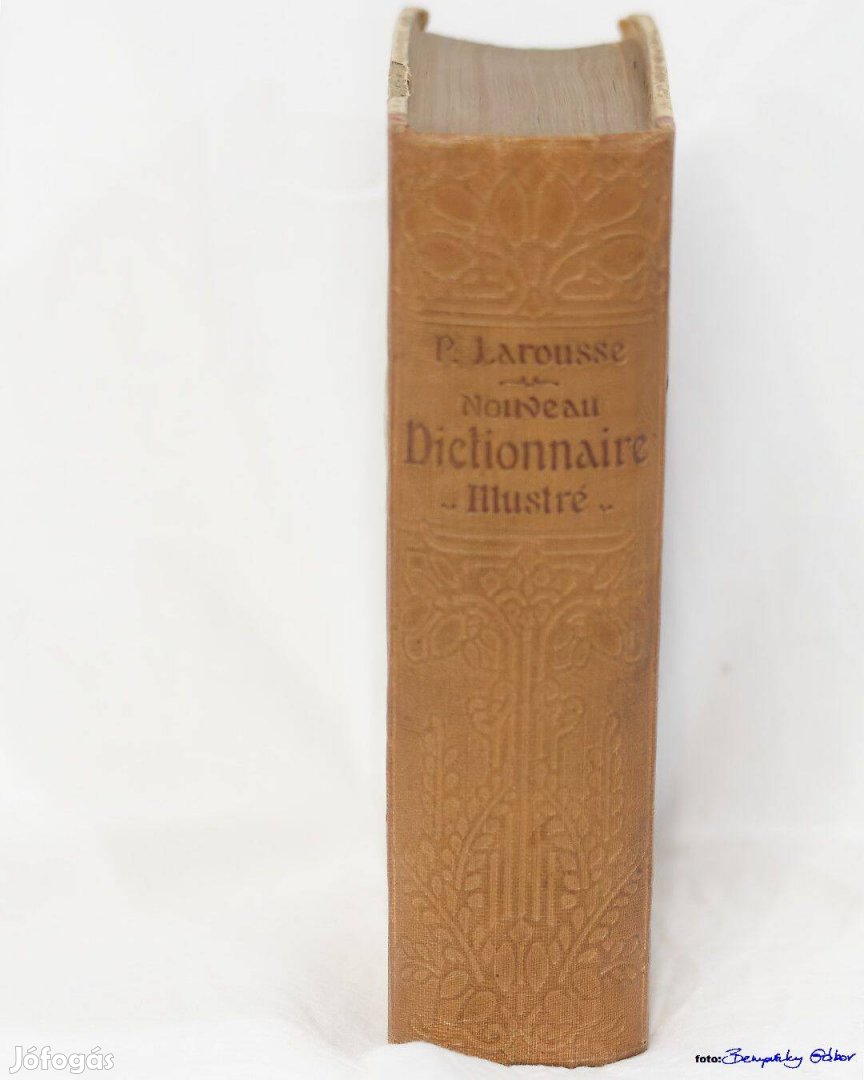 Larousse Nouveau Dictionnaire-1905 évi 168. kiadás, könyv, eladó