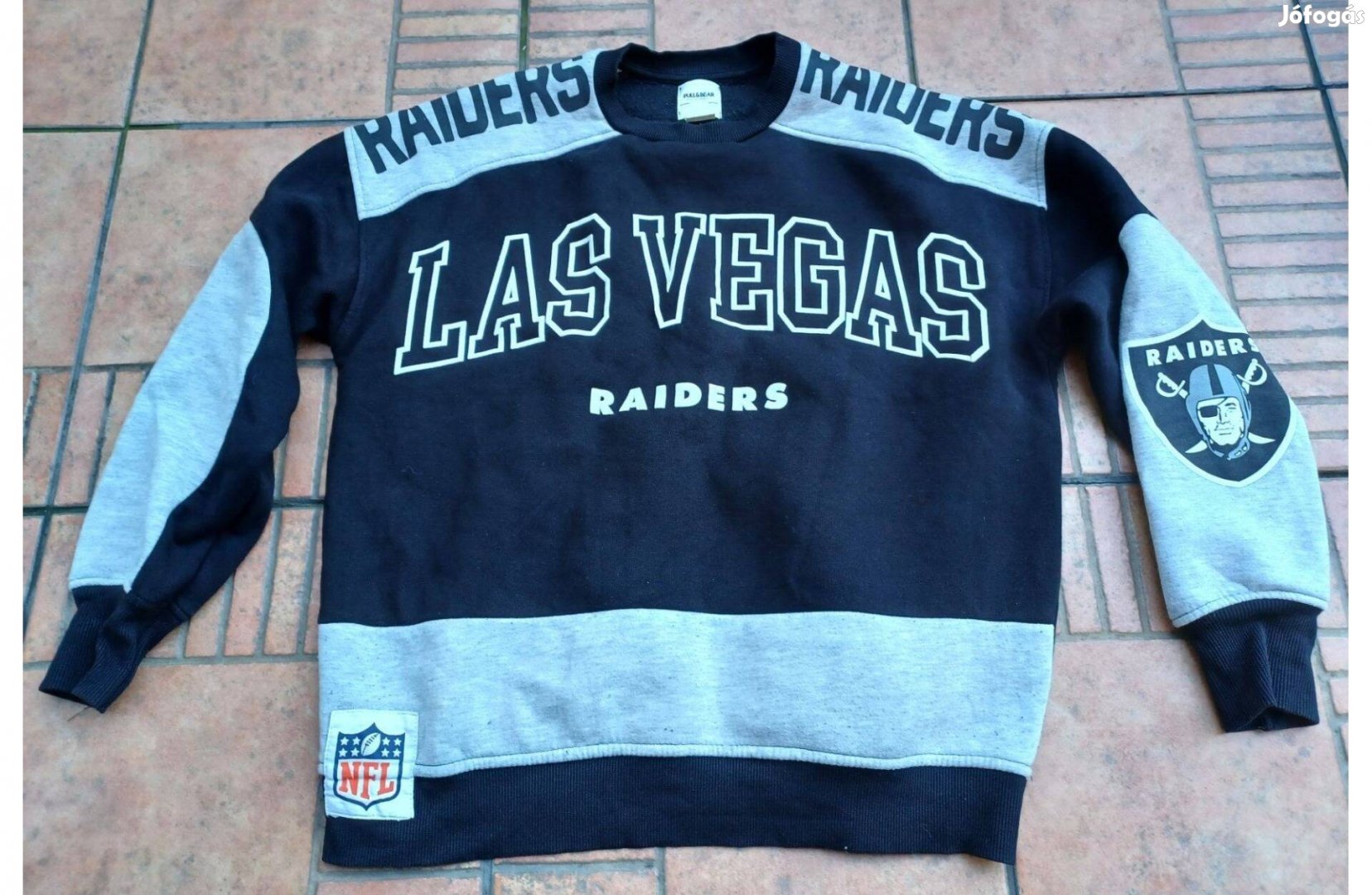 Las Vegas Raiders amerikai foci NFL pulóver 164 S M