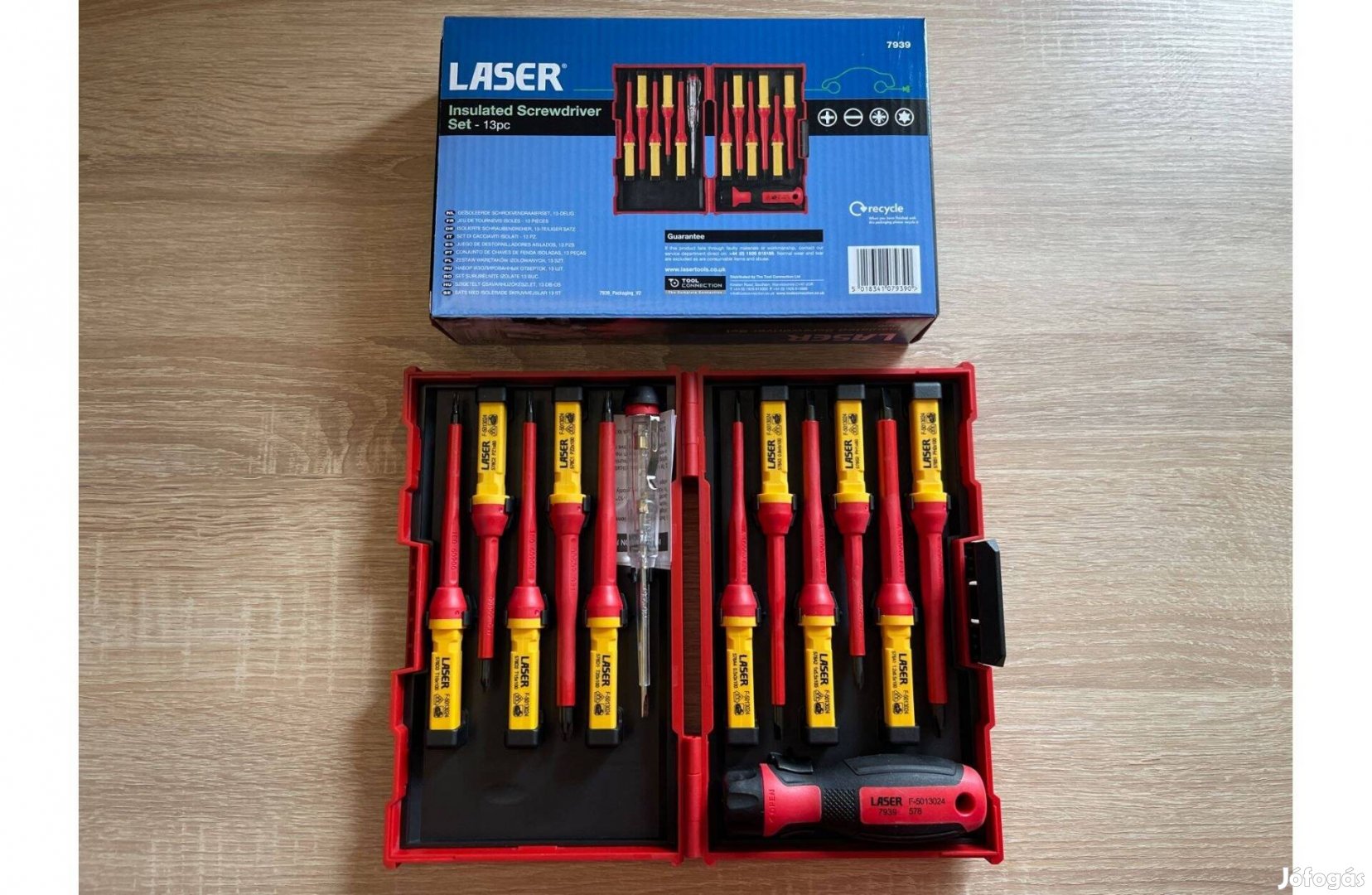 Laser 13 részes szigetelt VDE csavarhúzó készlet PH-PZ