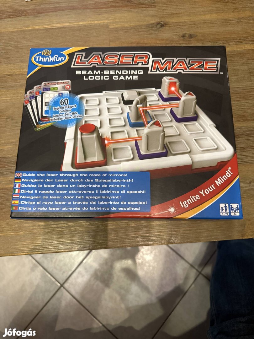 Laser Maze logikai társasjáték újszerű állapotban