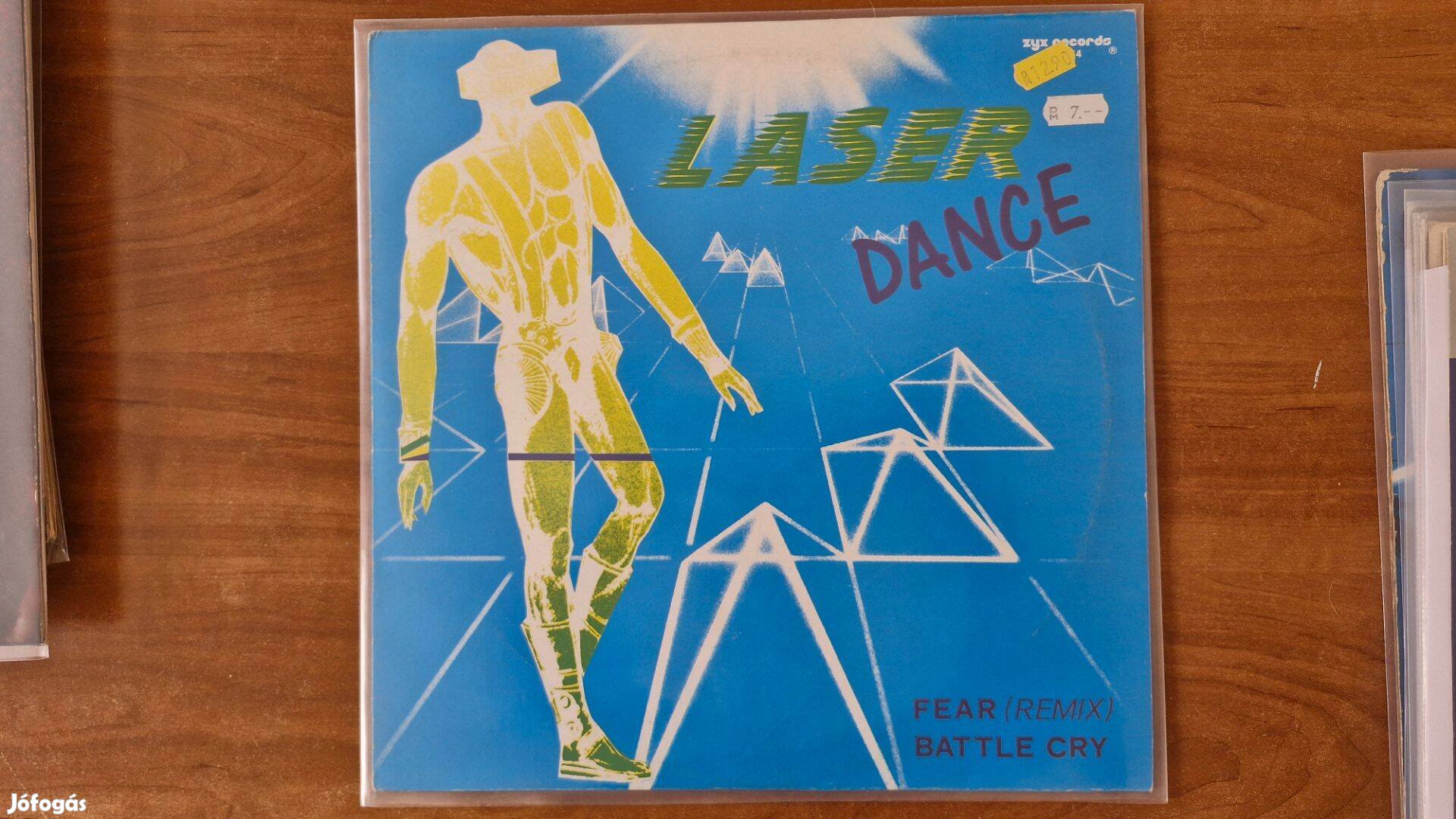 Laserdance (Laser Dance) Fear (Remix) Battle Cry LP, bakelit, vinyl