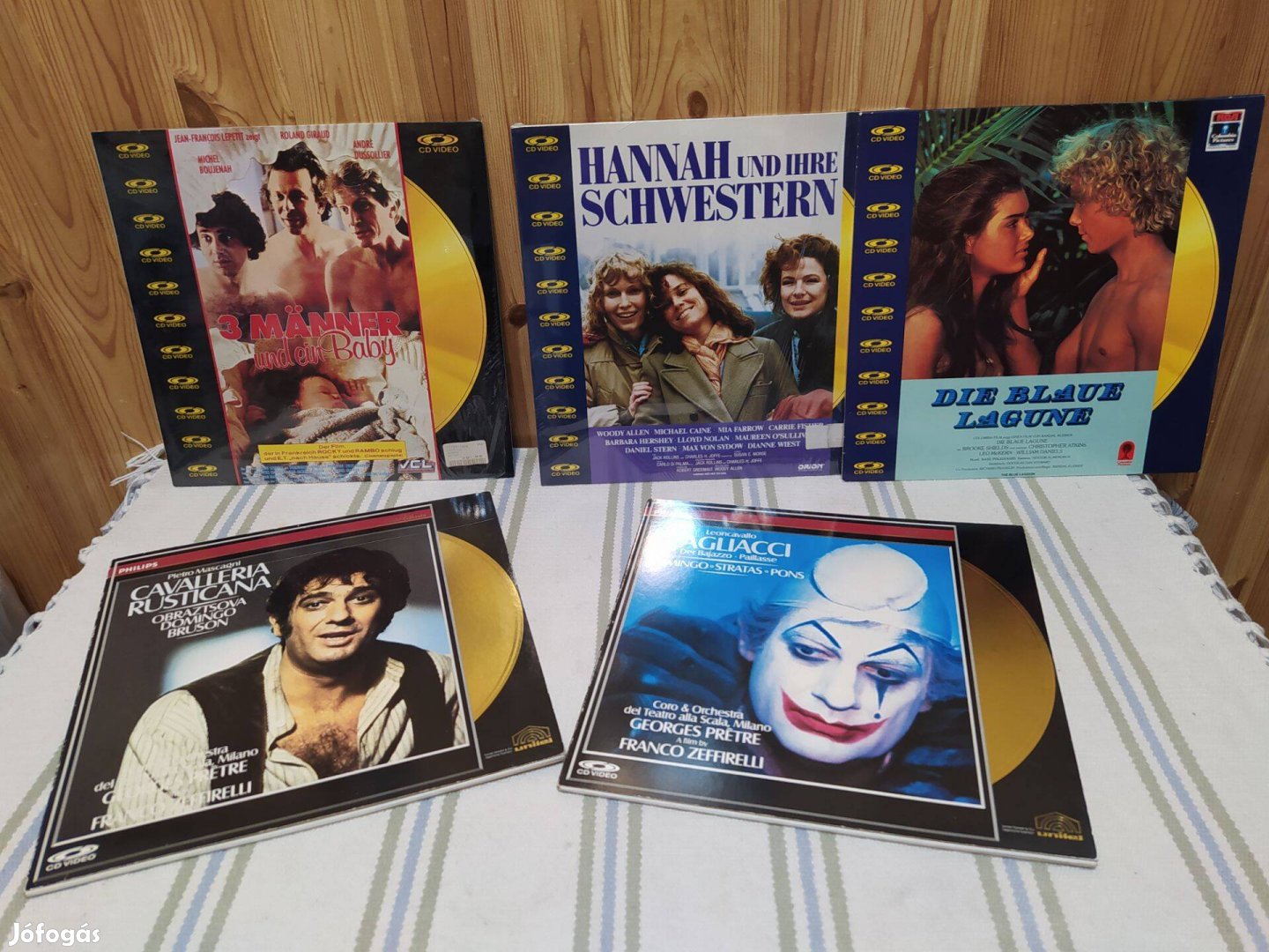 Laserdisc lemezek csomag