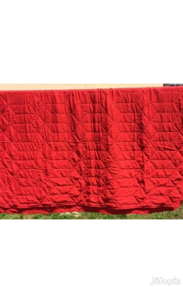 Lasher, piros , újszerű, 160x200 cm ágytakaró