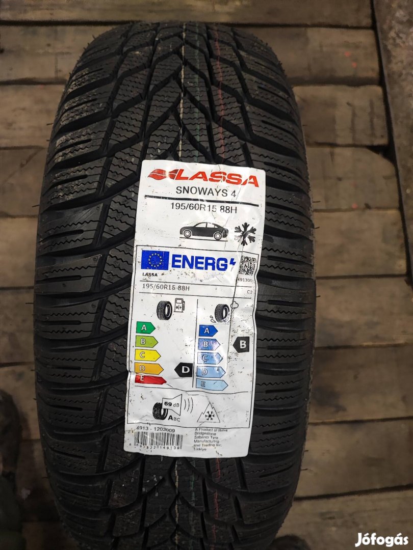 Lassa Snoways 4 195/60 R15 88H 1db új 