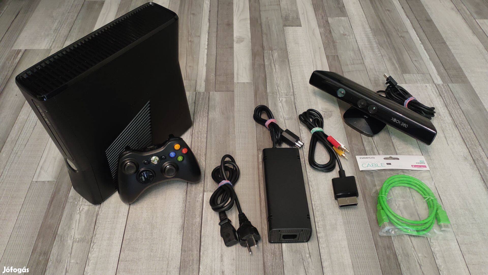 Last Minute! Kinect + Xbox 360 S Slim 4gb Konzol +Ajándék Játék!