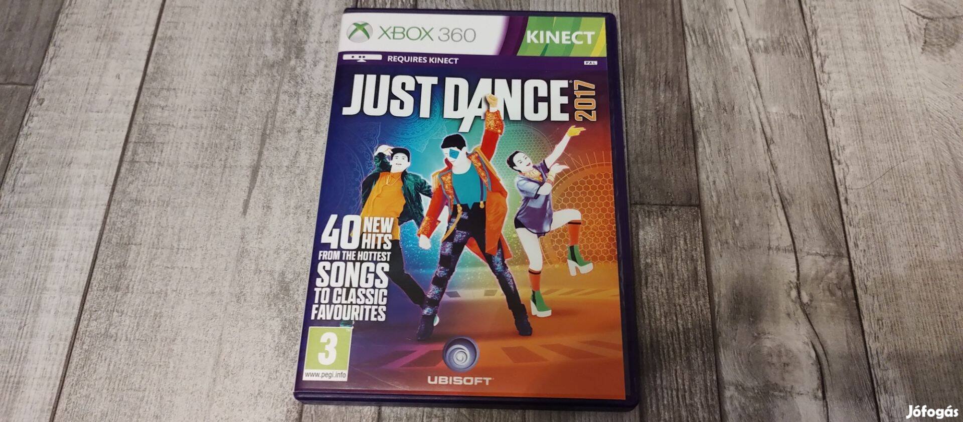 Last Minute! Xbox 360 : Kinect Just Dance 2017 - Táncos ! - Ritka !