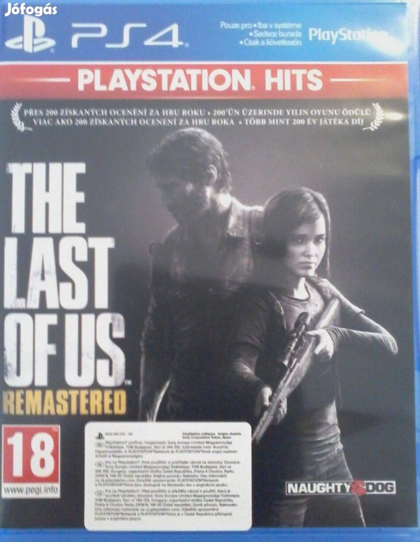 Last of Us PS 4 játék eladó.(nem postázom)