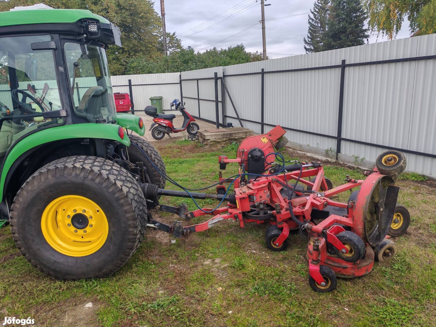 Lastec fűnyíró adapter 3.6m John deere 