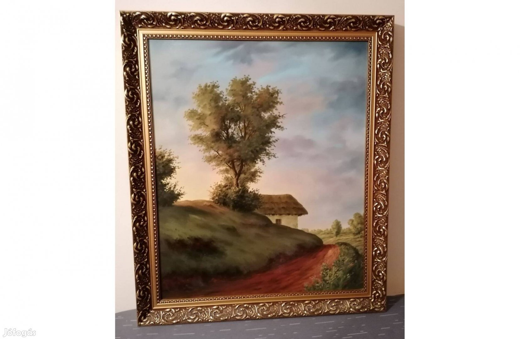 László Doru Parasztház című festménye eladó