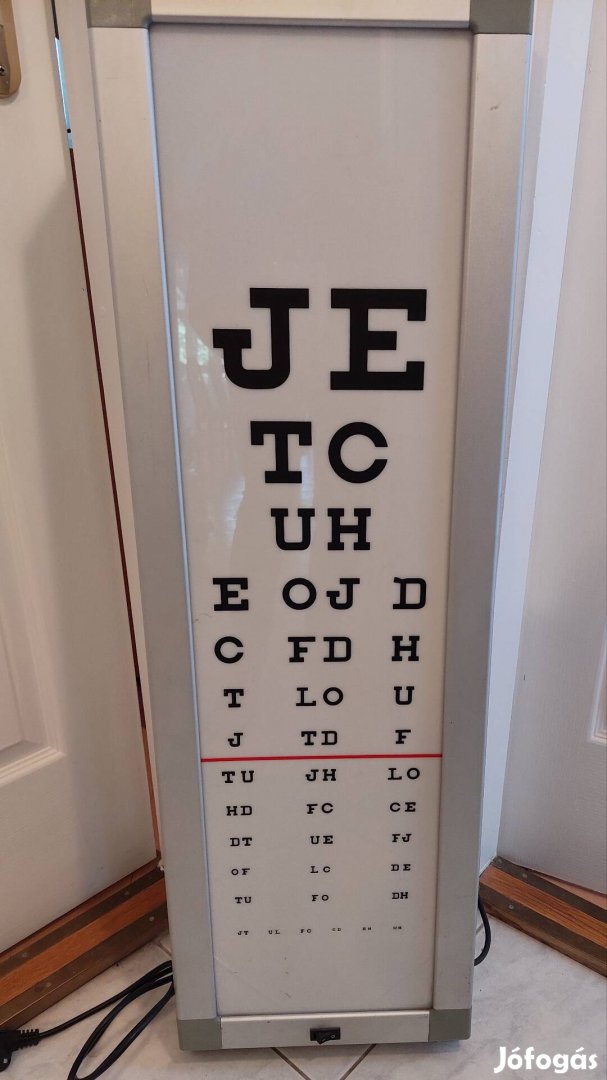 Látásvizsgáló tábla 