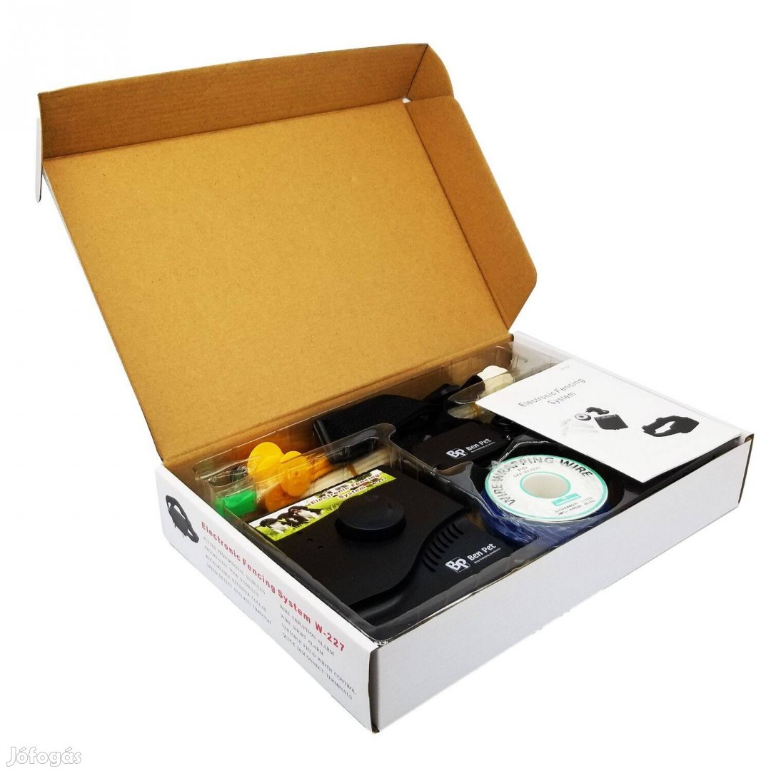 Láthatatlan kerítés vízálló vevőegységgel, akkumulátorral