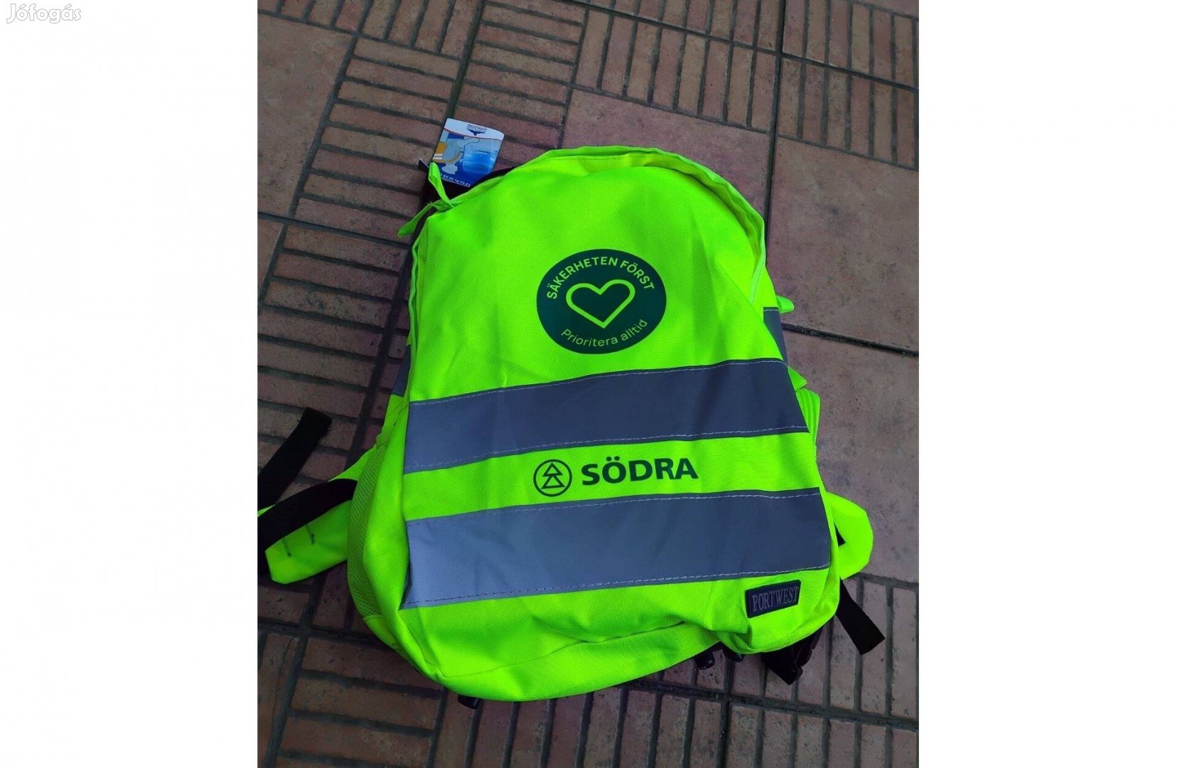 Láthatósági hátizsák munkás táska új