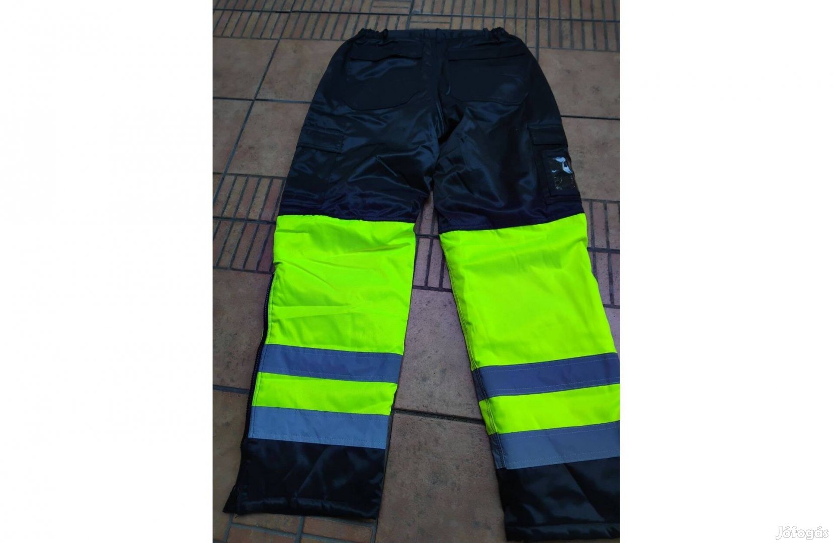 Láthatósági munkásnadrág bélelt munkás nadrág L 54 új