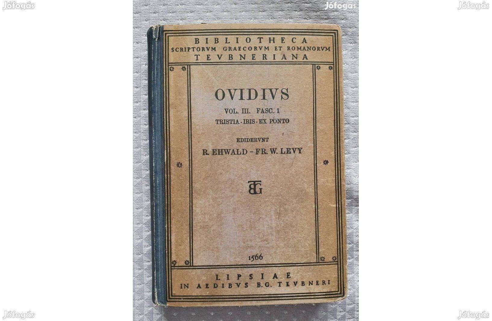 Latin nyelvű antik könyv: Publius Ovidius Naso III./1