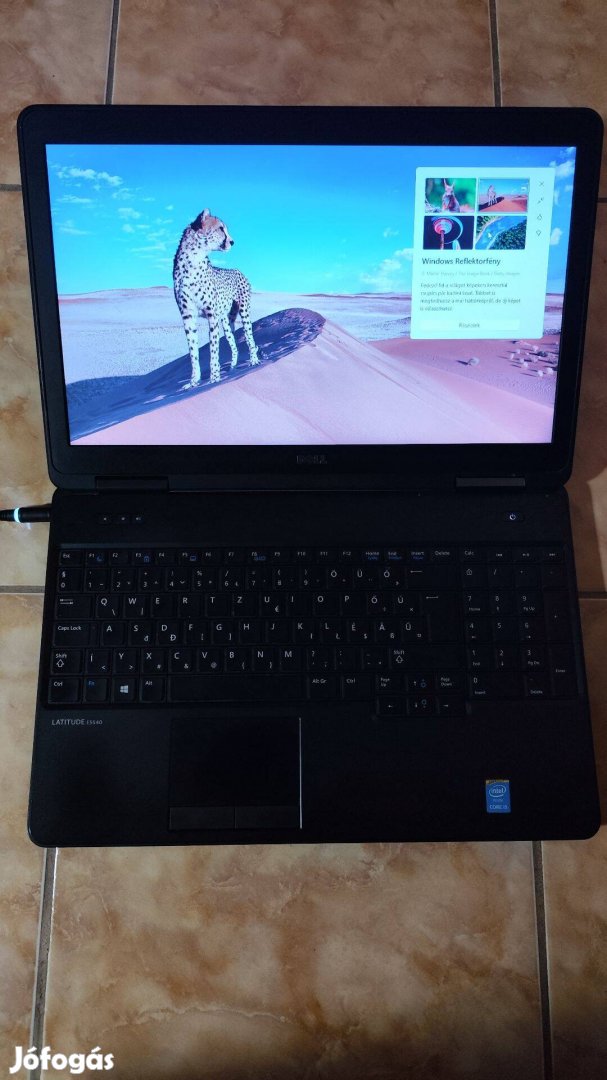 Latitude E5540 i5,100%,vadi új akku,két videokártya,15,6HD,SSD