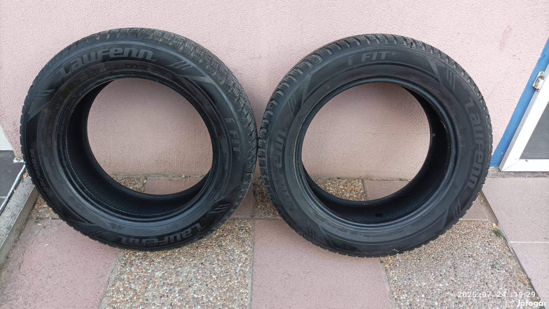 Laufenn I Fit+ 205/60R16 XL 2db téligumi eladó 6mm