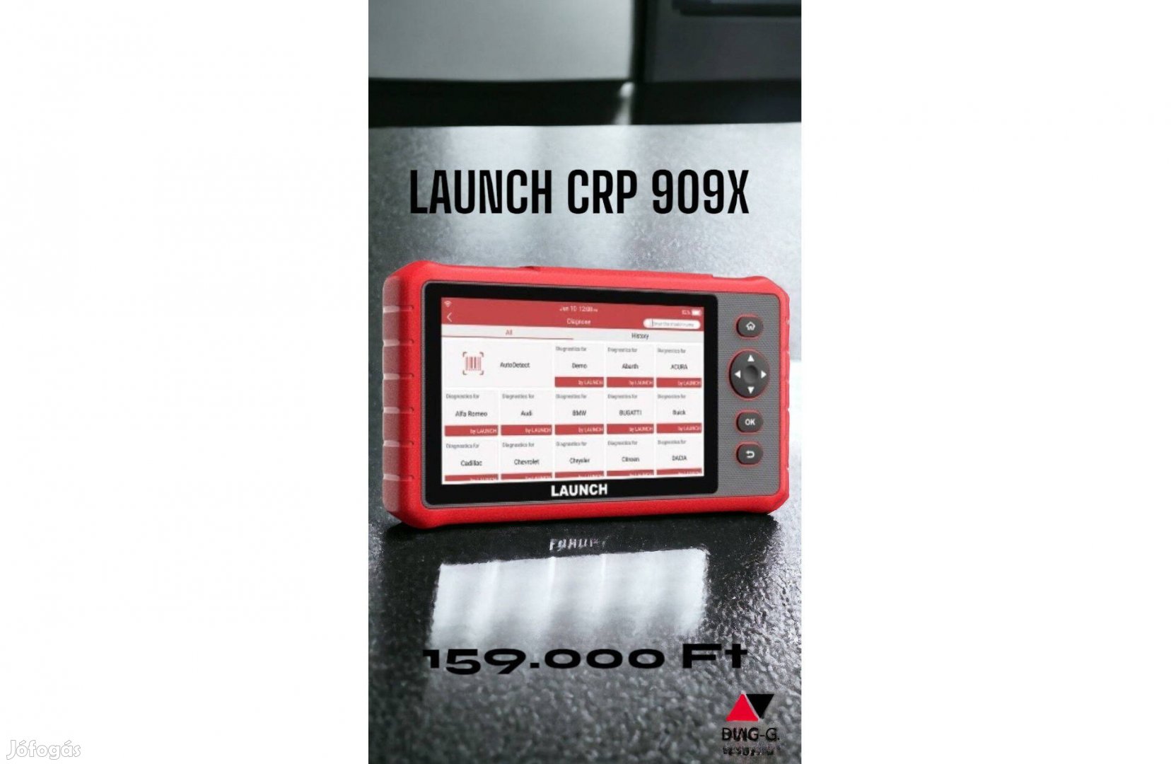 Launch CRP 909X / autódiagnosztika