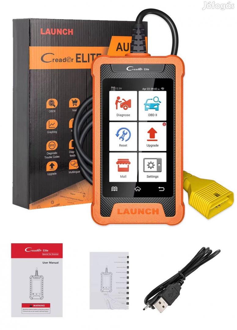 Launch Creader Elite Benz diagnosztika, bővíthető rendszer