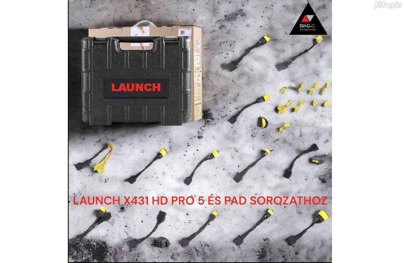 Launch X431 HD / Pro 5 és Pad Sorozathoz / Teher-kamion 24V készlet