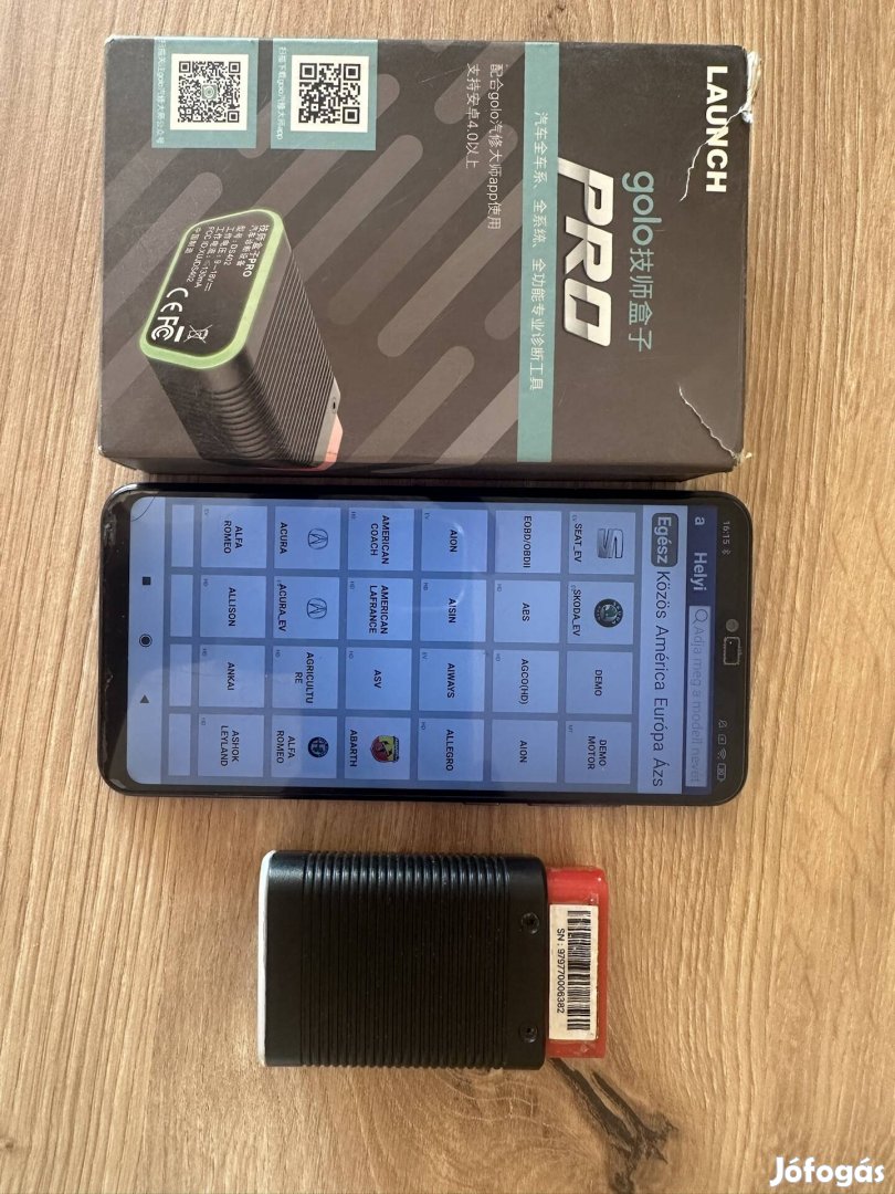 Launch diagnosztika telefonra telepítve Akció