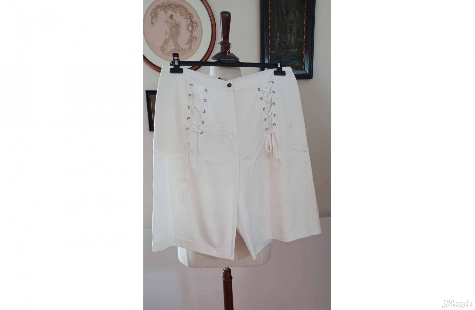 Lauren Vidal fehér rövid nyári nadrág eladó