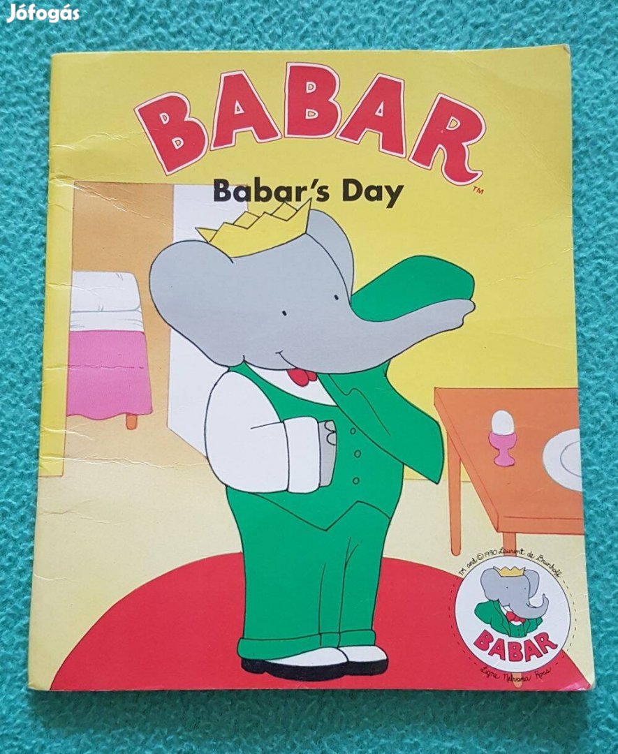 Laurent de Brunhoff: Babar - Babar's Day (angol nyelvű) mesekönyv