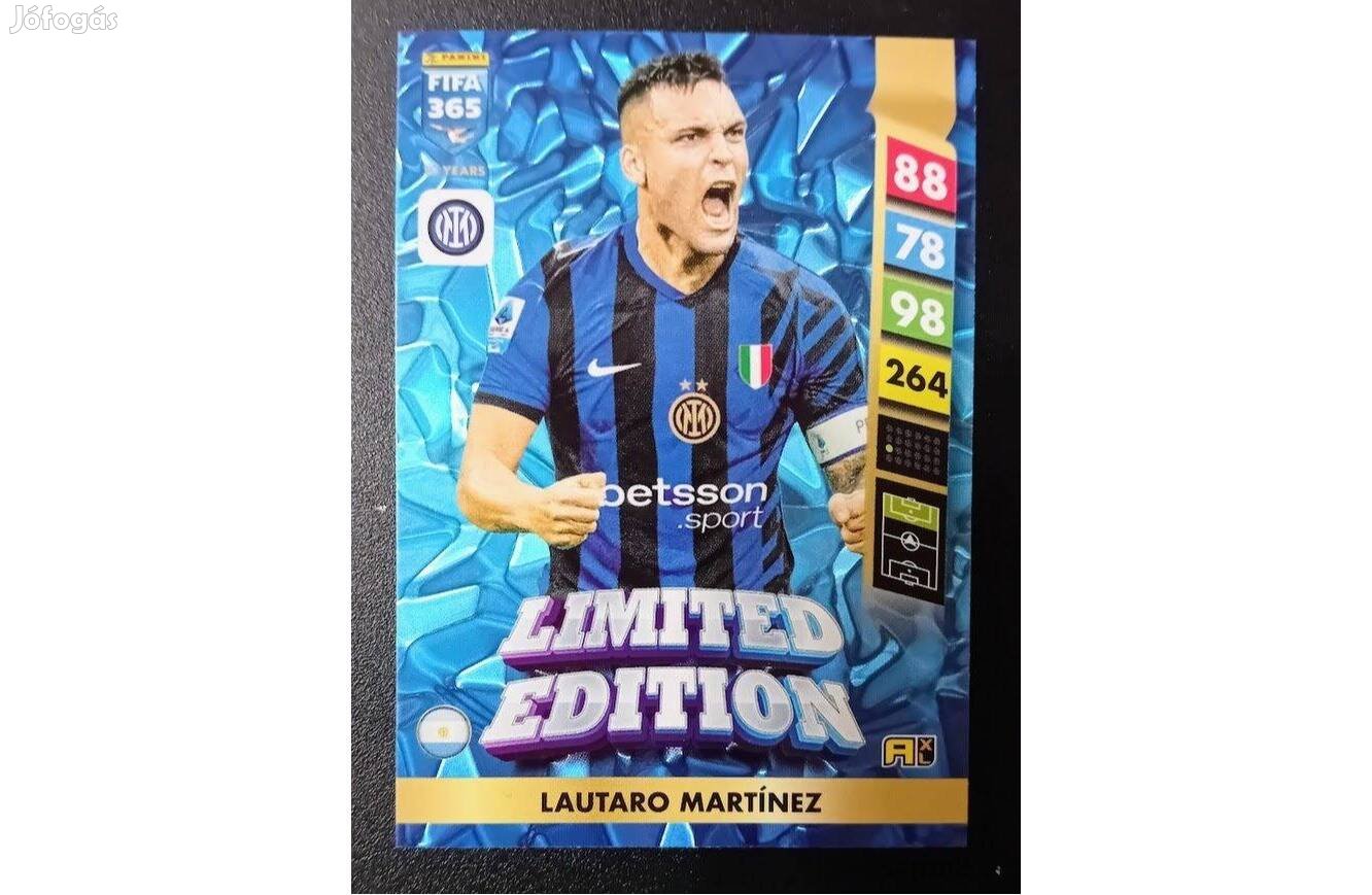 Lautaro Martínez Internazionale Limited focis kártya Panini