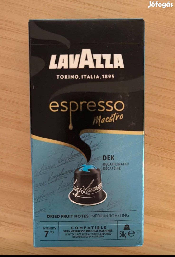 Lavazza nespresso kompatibilis kávékapszula koffeinmentes