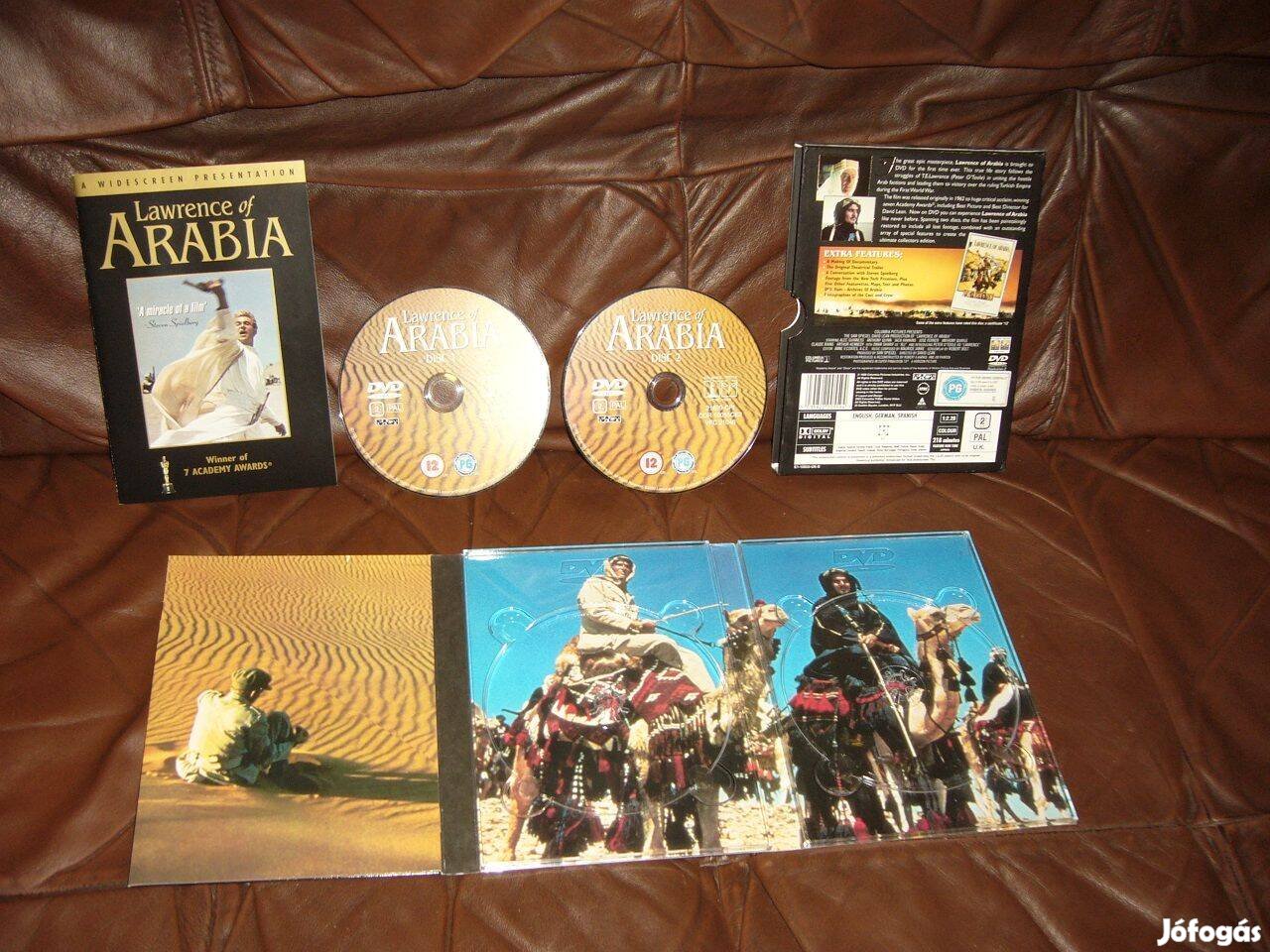 Lawrence of Arabia . 2 dvd film digipack dísz kiadvány! filmek