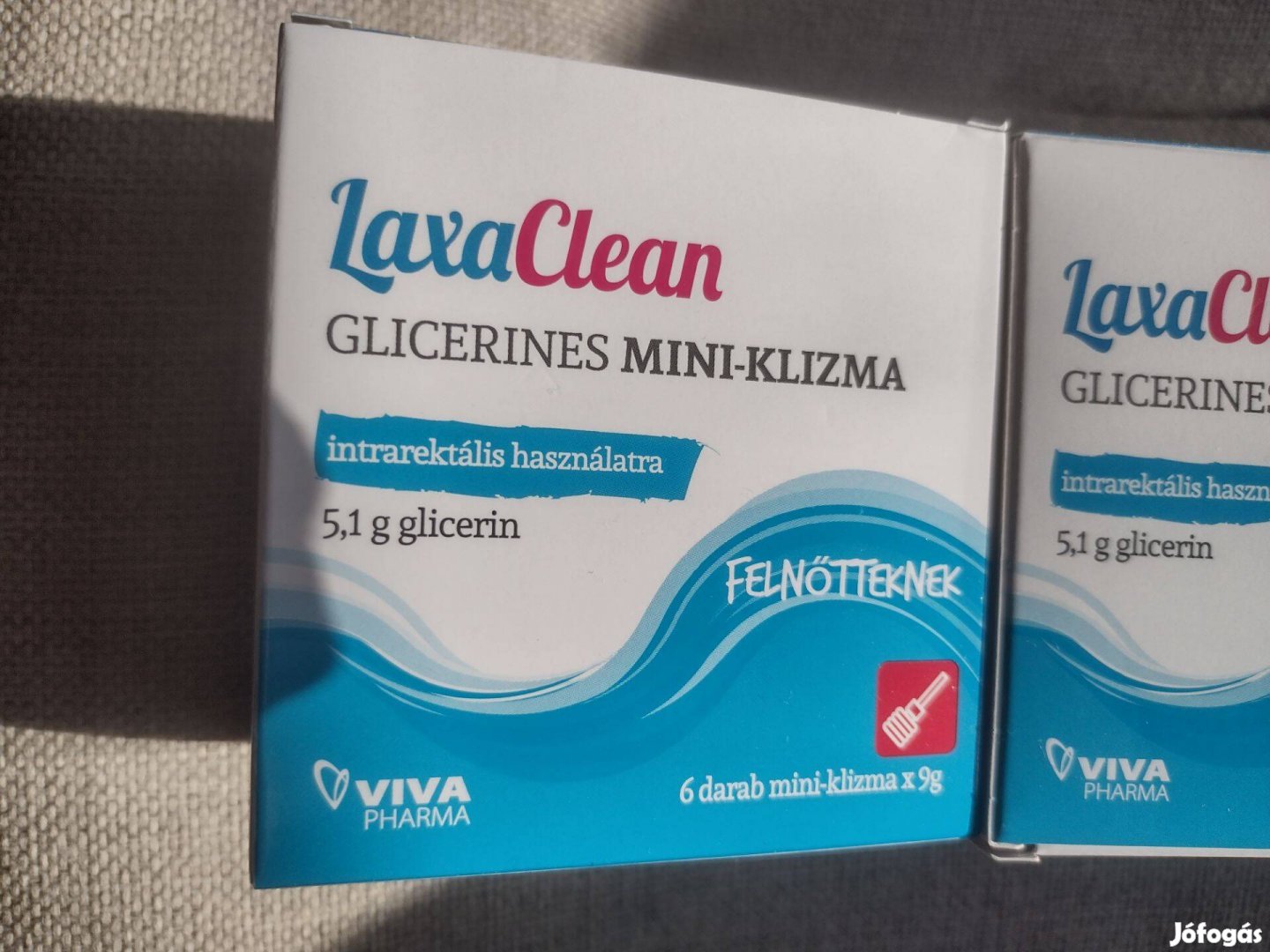 Laxaclean Glicerin Mini-Klizma Felnőtt 2x 6db; Új