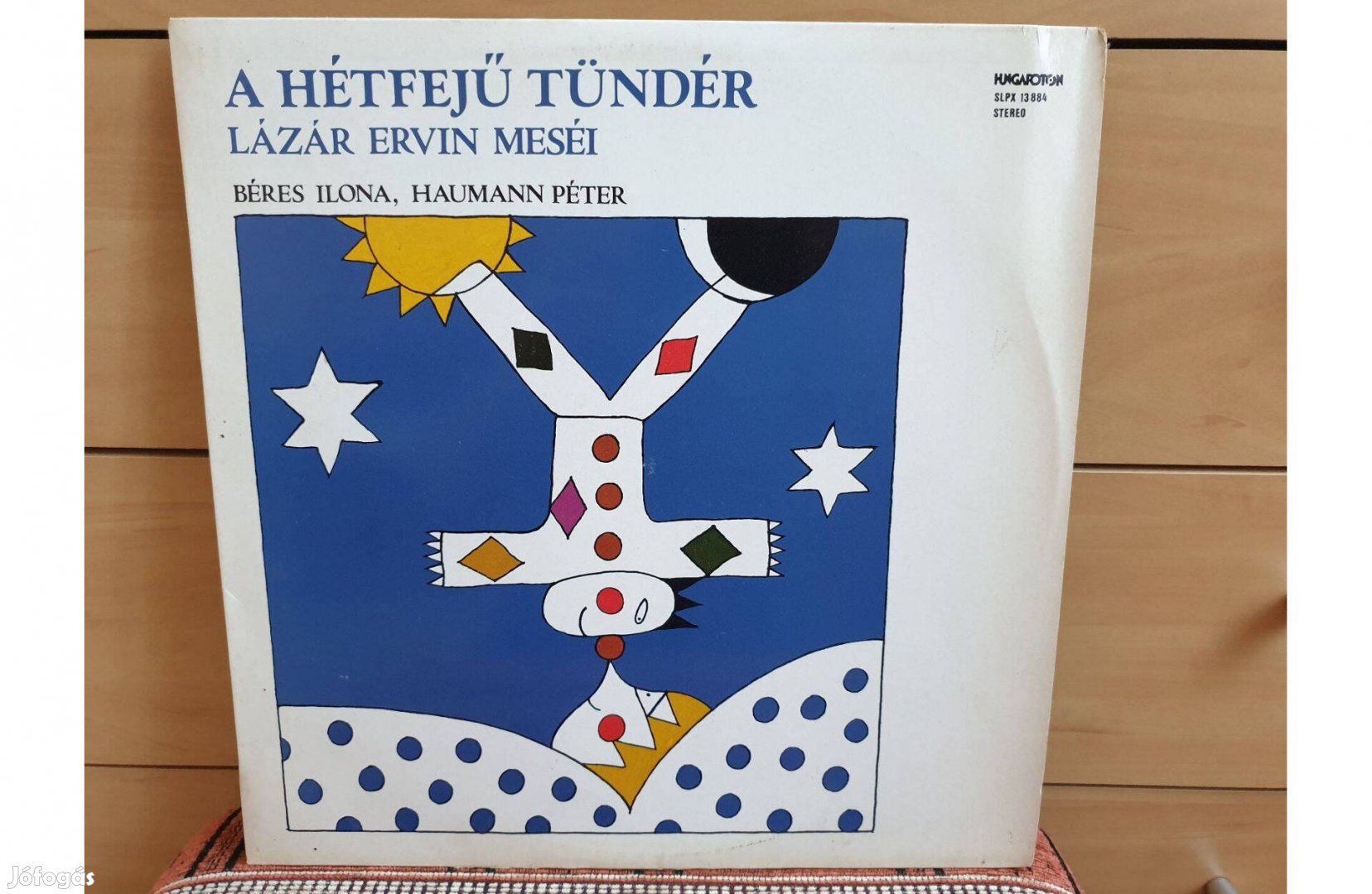 Lázár Ervin - A hétfejű tündér mese hanglemez bakelit lemez Vinyl